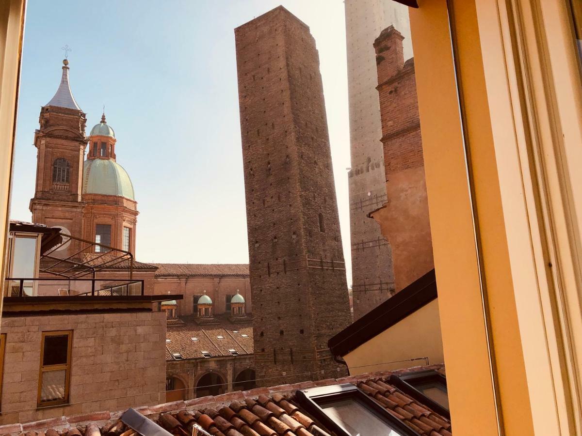 Asinelli Panoramic Rooftop, In Front Of The Two Towers Appartamento *