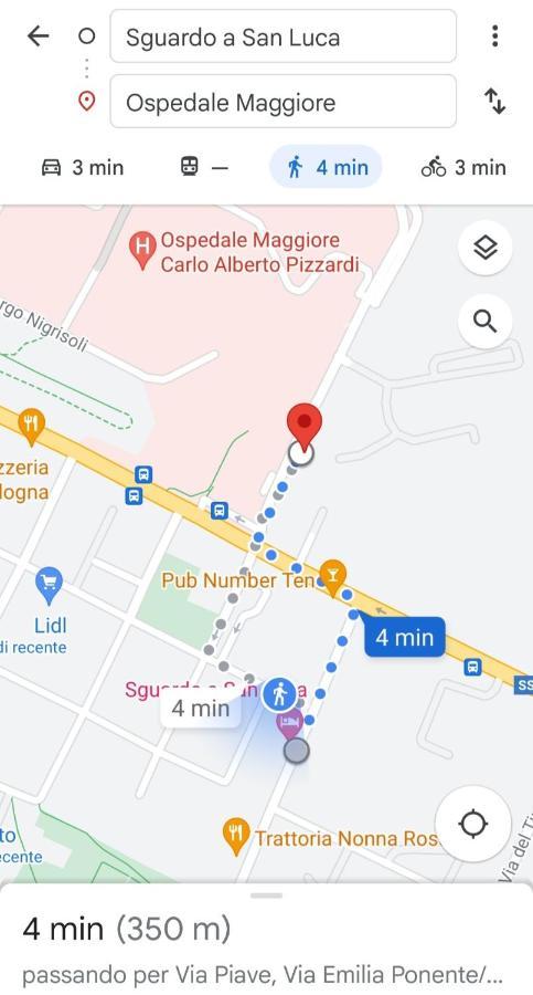 Sguardo A San Luca Apartamento Bolonha