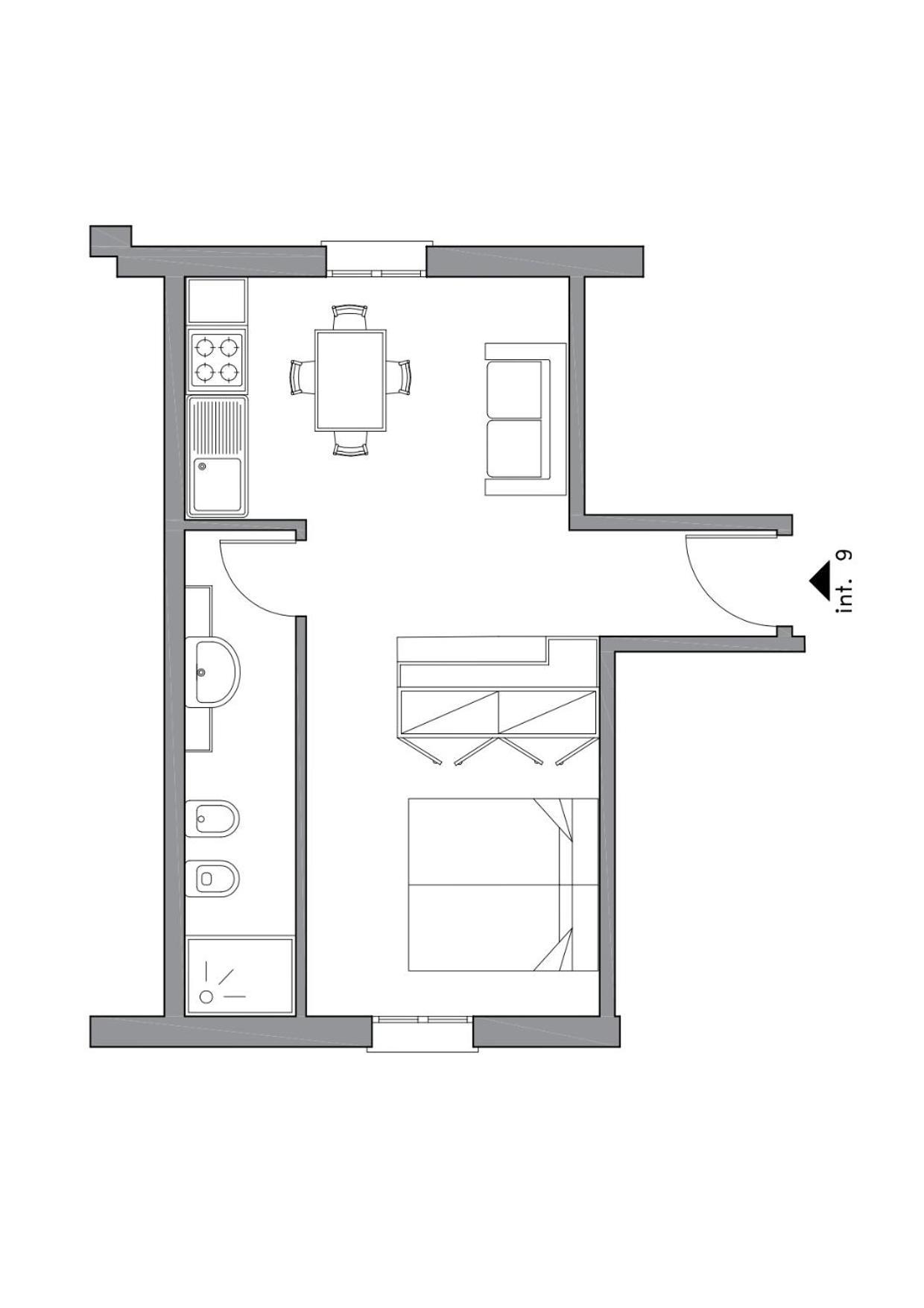 Int 9 - Sasan Appartement Bologna