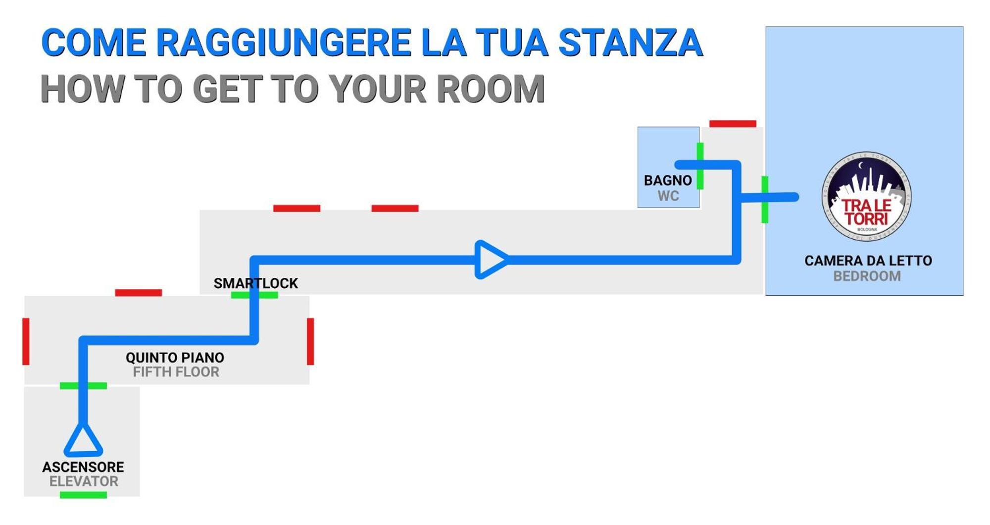 Tra Le Torri - Ampia Stanza Privata In Con Bagno Privato Accessibile Da Corridoio Bologna