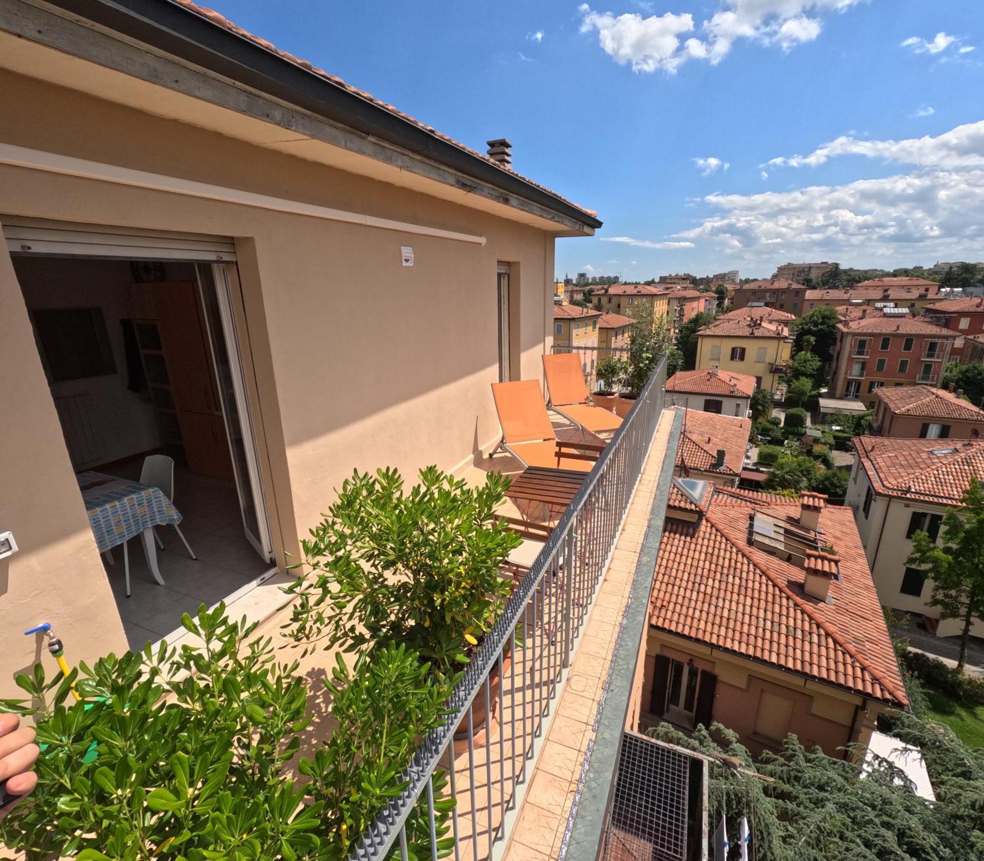 Bellavista Panoramic Terrace Con Terrazza Zona Sant Orsola Bolonha