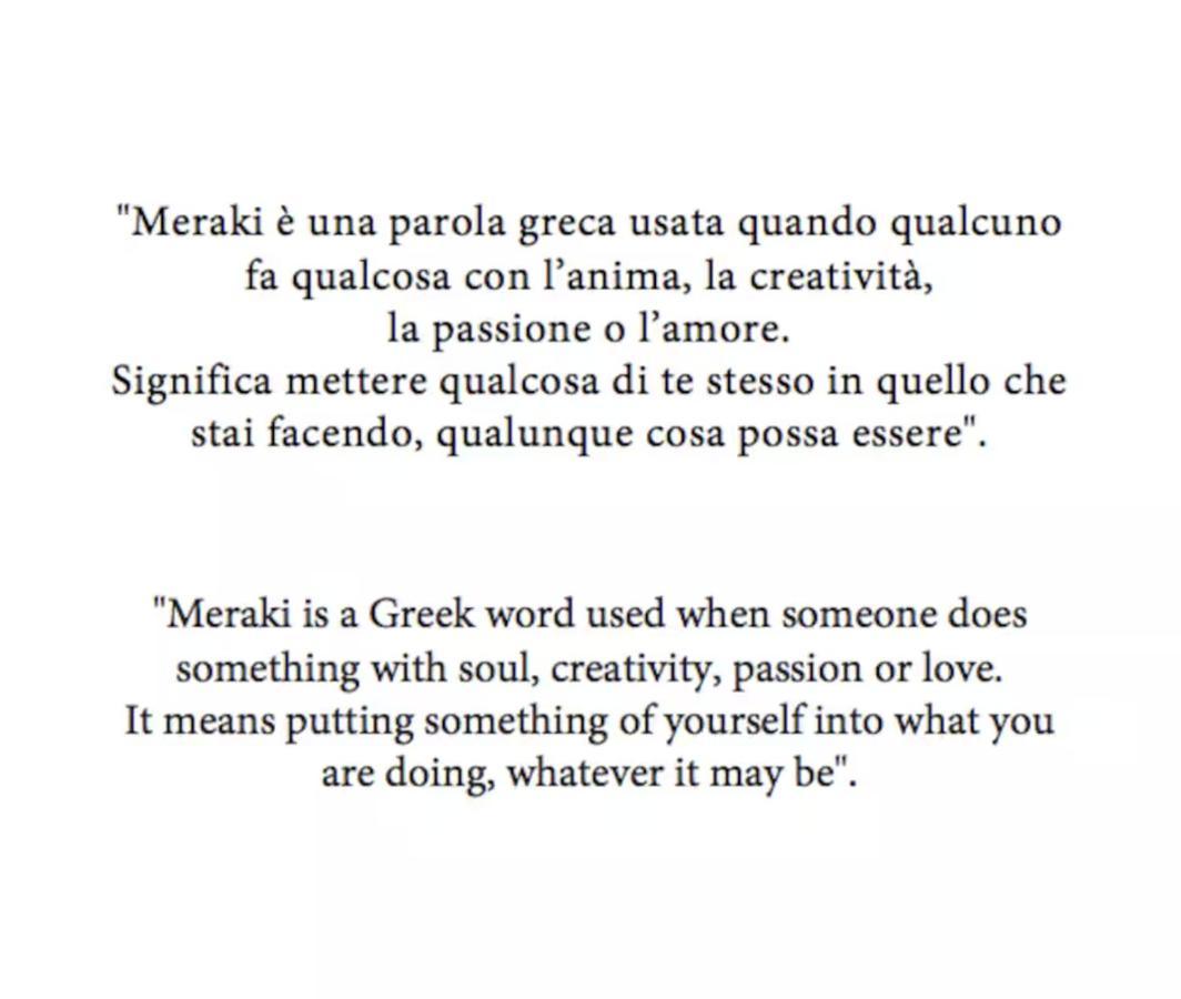 Meraki * Bolonha