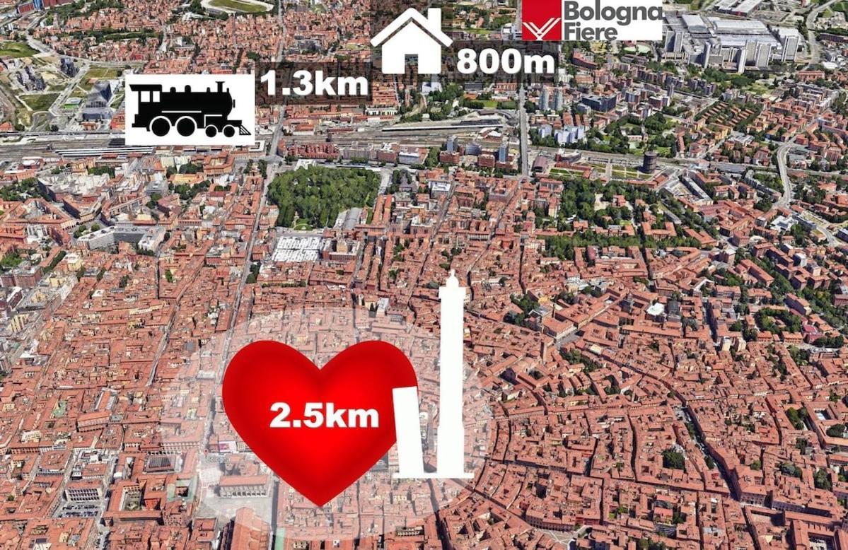 Apartment 5 Min Da Fiera - Casa Con 2 Da Letto Con Parcheggio Gratuito Bologna