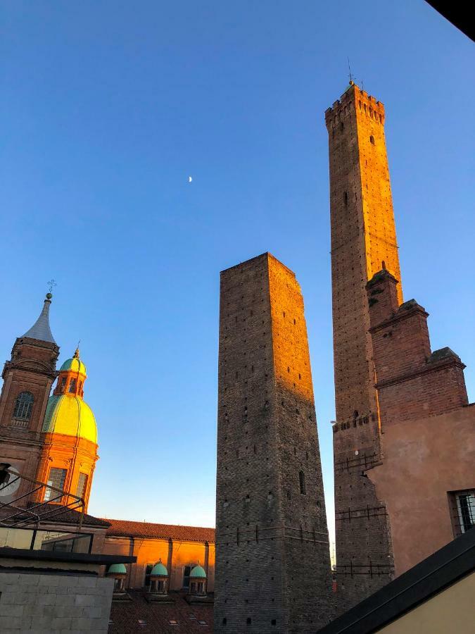 Asinelli Panoramic Rooftop, In Front Of The Two Towers * Bologna