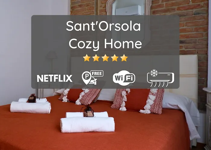 Free Parking & A/C Sant\'Orsola Cozy Home